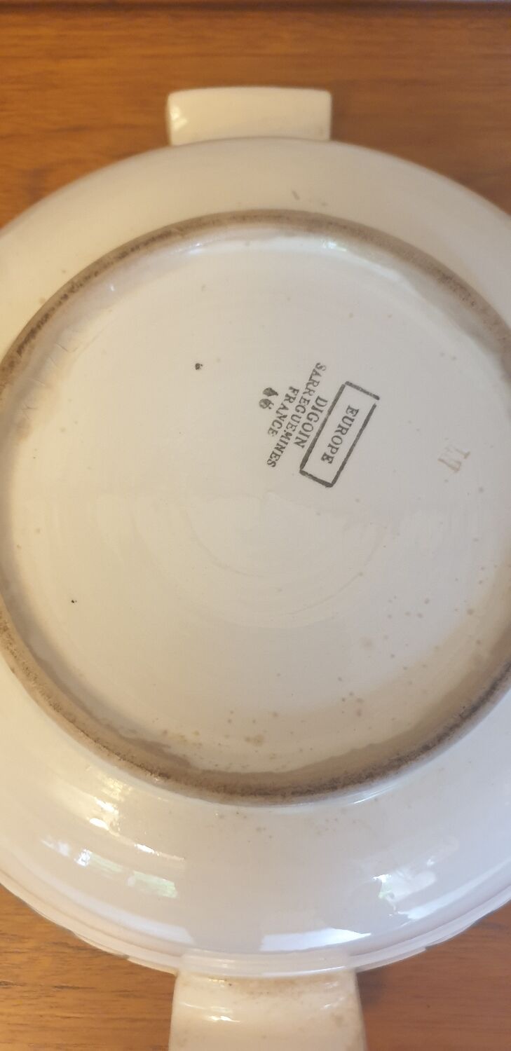 Soupière Digoin sarreguemines