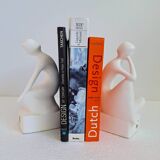 Mid-century figurative bookends by Royal Delf