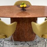 Dining table in vintage alicante red marble