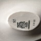 Saucière Bouquet porcelain flowers Sarreguemines Digoin