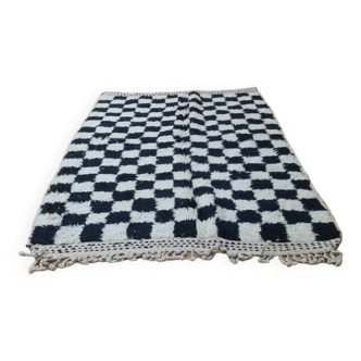 Handmade wool Berber rug 250x150 cm