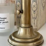 Solid brass candle holder
