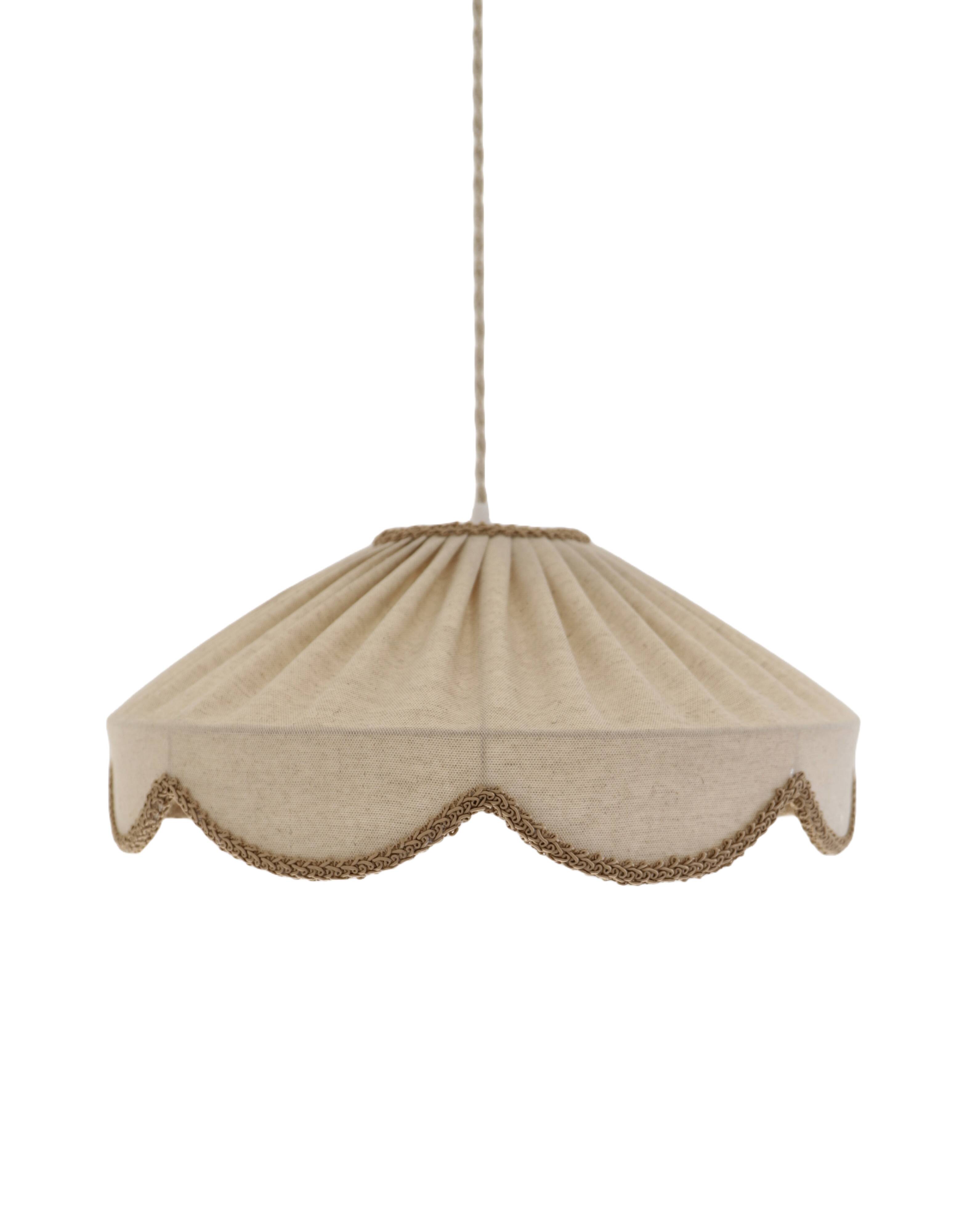 Suspension forme fleur unie "Cosette classic"