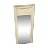 Louis XVI style mirror in wood and patinated stucco 20th century