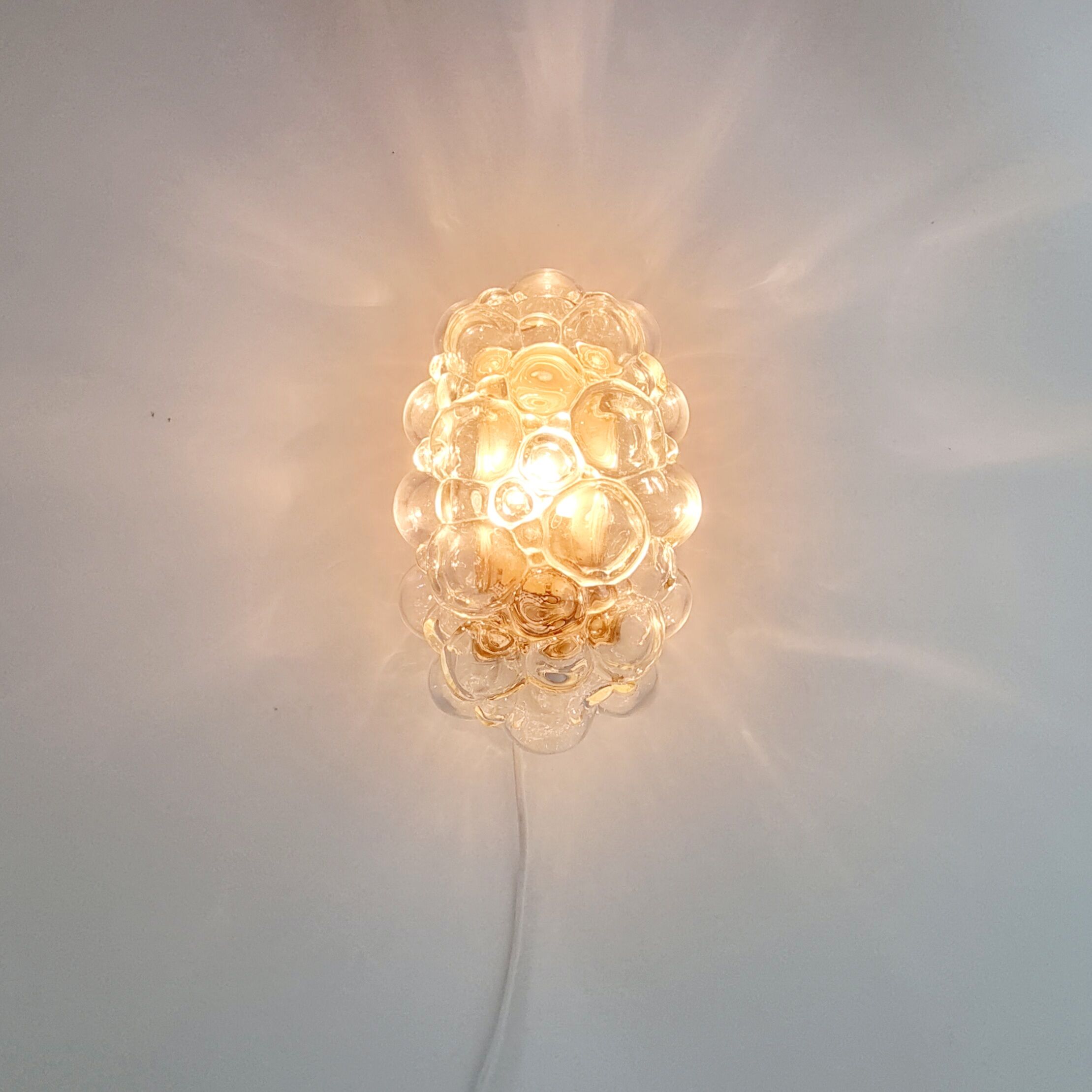 Sconce by Helena Tynell for Glashütte Limburg, Germany, 1960