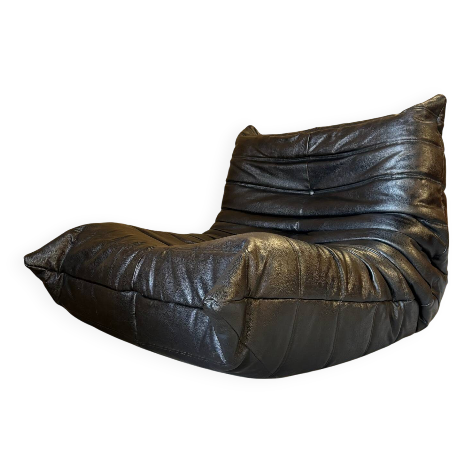 Togo leather armchair by Michel Ducaroy for Ligne Roset