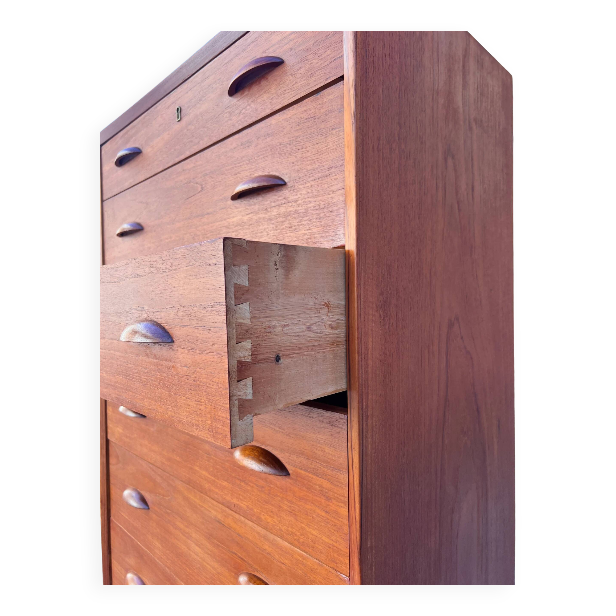 Teak Chest of Drawers from Denmark
