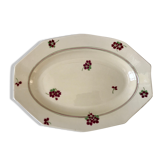 Oval dish Moulin des Loups Hamage years 20-30