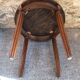 Old coffee table style louis XVI wood legs vintage columns