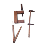 Lot outils bois anciens