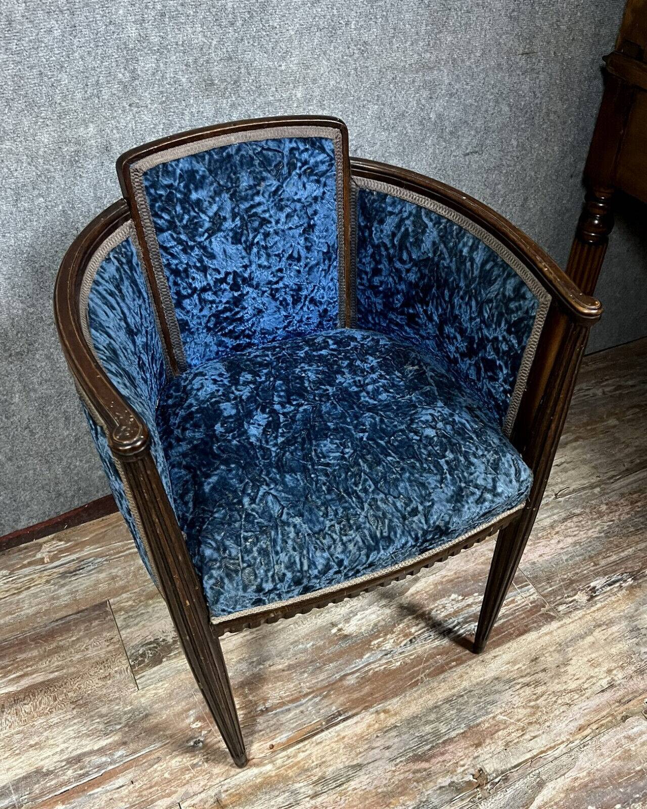 fauteuil de bureau époque Art Déco vers 1920
