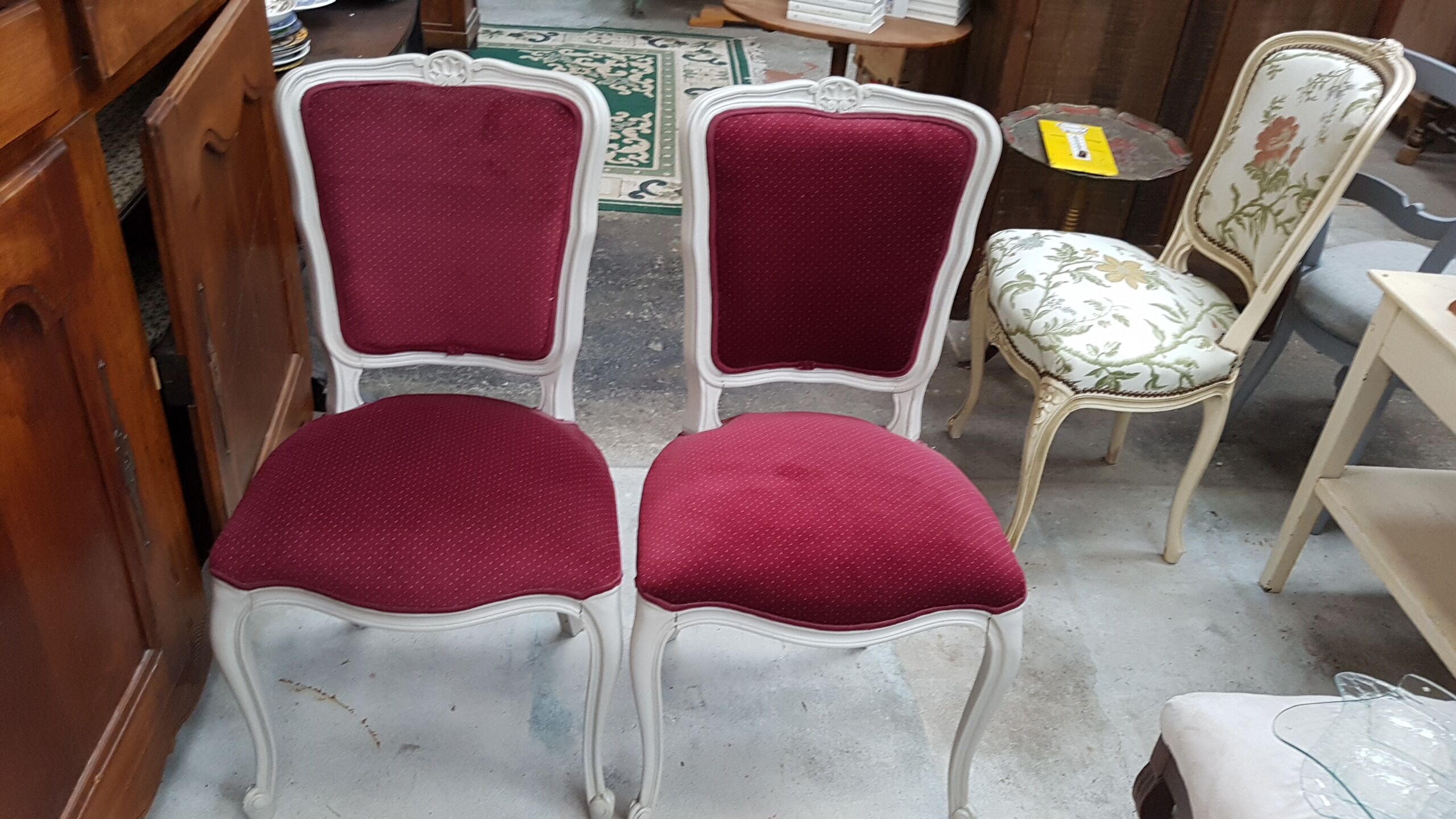 Pair of Louis XV style chairs