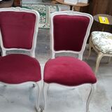 Pair of Louis XV style chairs