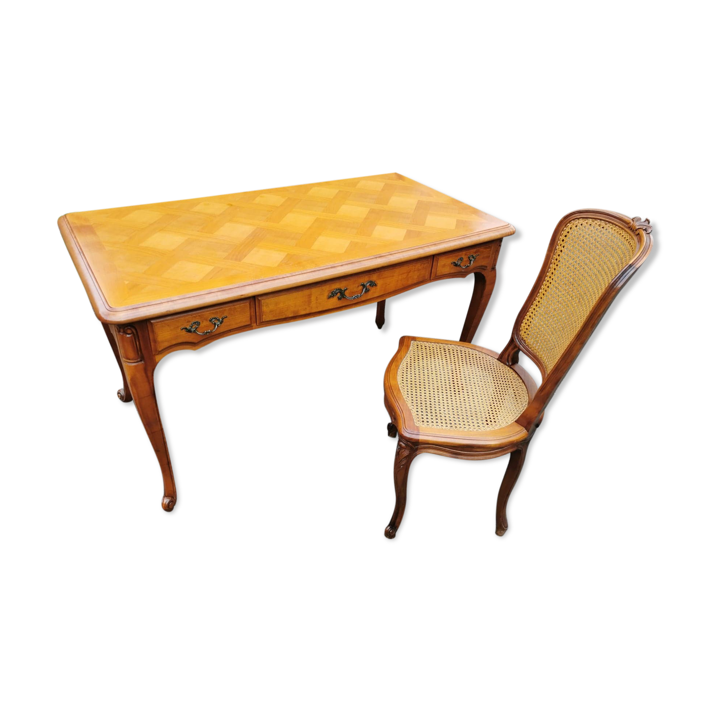 regency office year 80 in cherry tree with chair