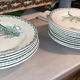 Lot of plates st amand with lily of the valley
