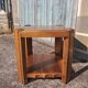 Art Deco coffee table in solid walnut