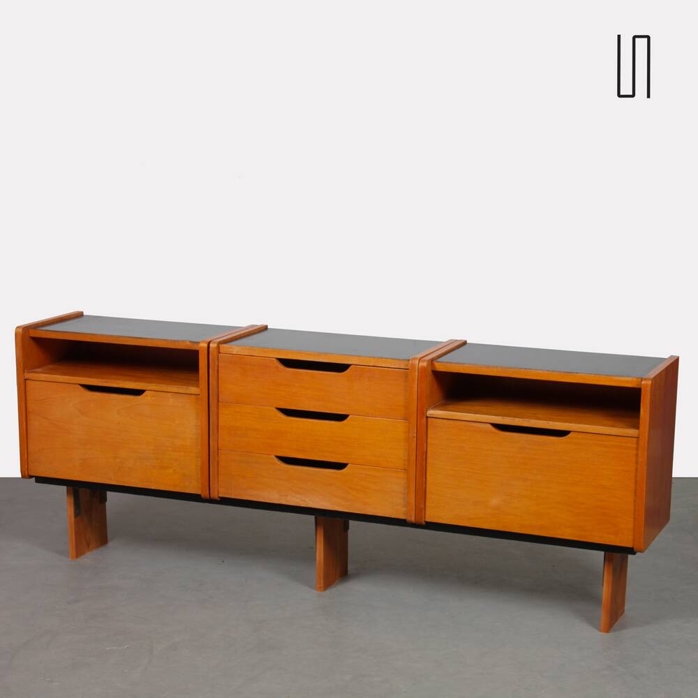 Vintage wooden sideboard from the 1960s