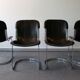 Set of 4 chairs C2 for Cidue, Italy, 1970.
