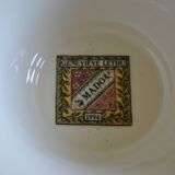 Geneviève Lethu "Mado" large earthenware slip bowl D: 38 cm