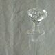 Crystal liquor decanter with canelures napoleon iii era