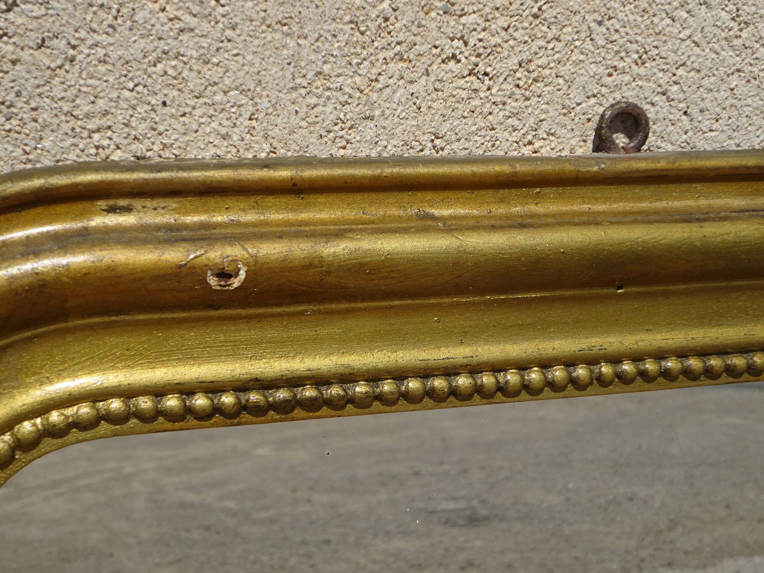 Golden Louis Philippe mirror