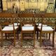Suite de 6 chaises anglaise en acajou restaurées