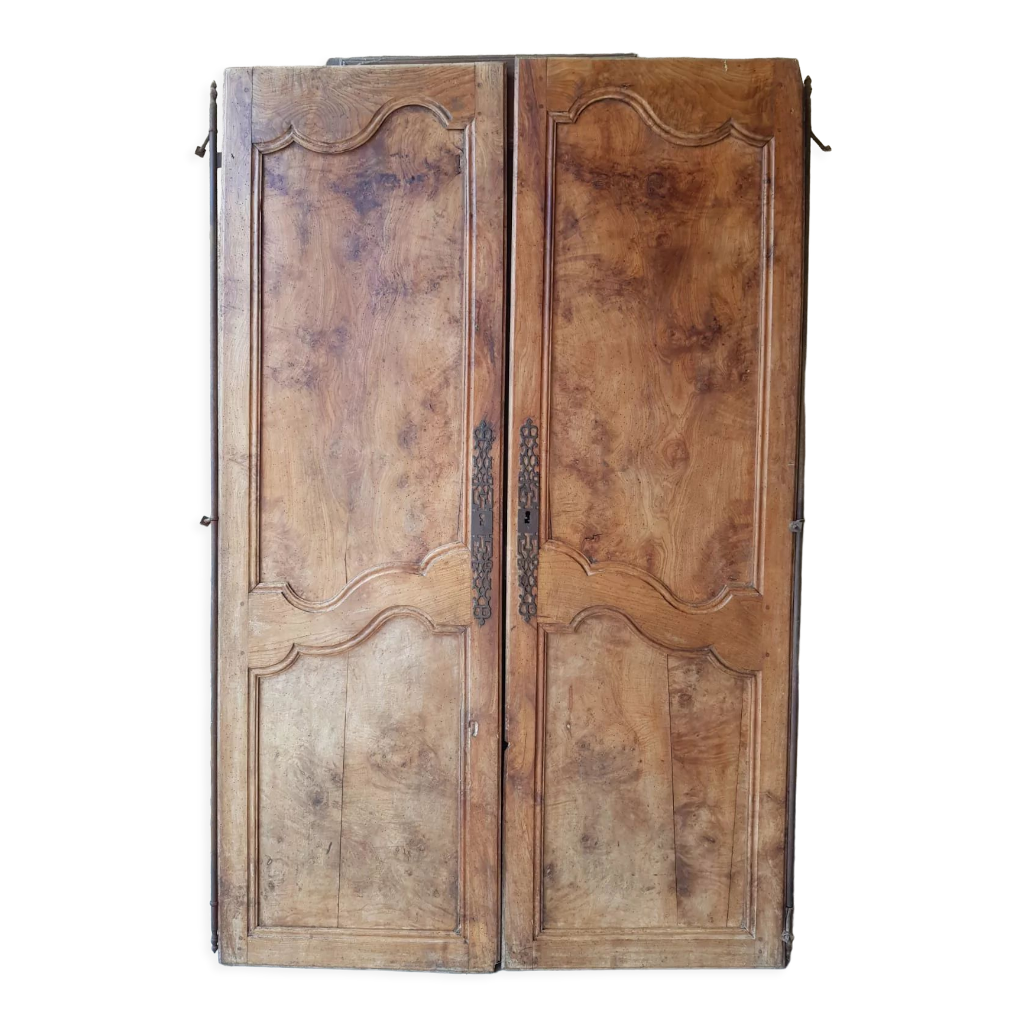 Double wall closet doors Louis XV