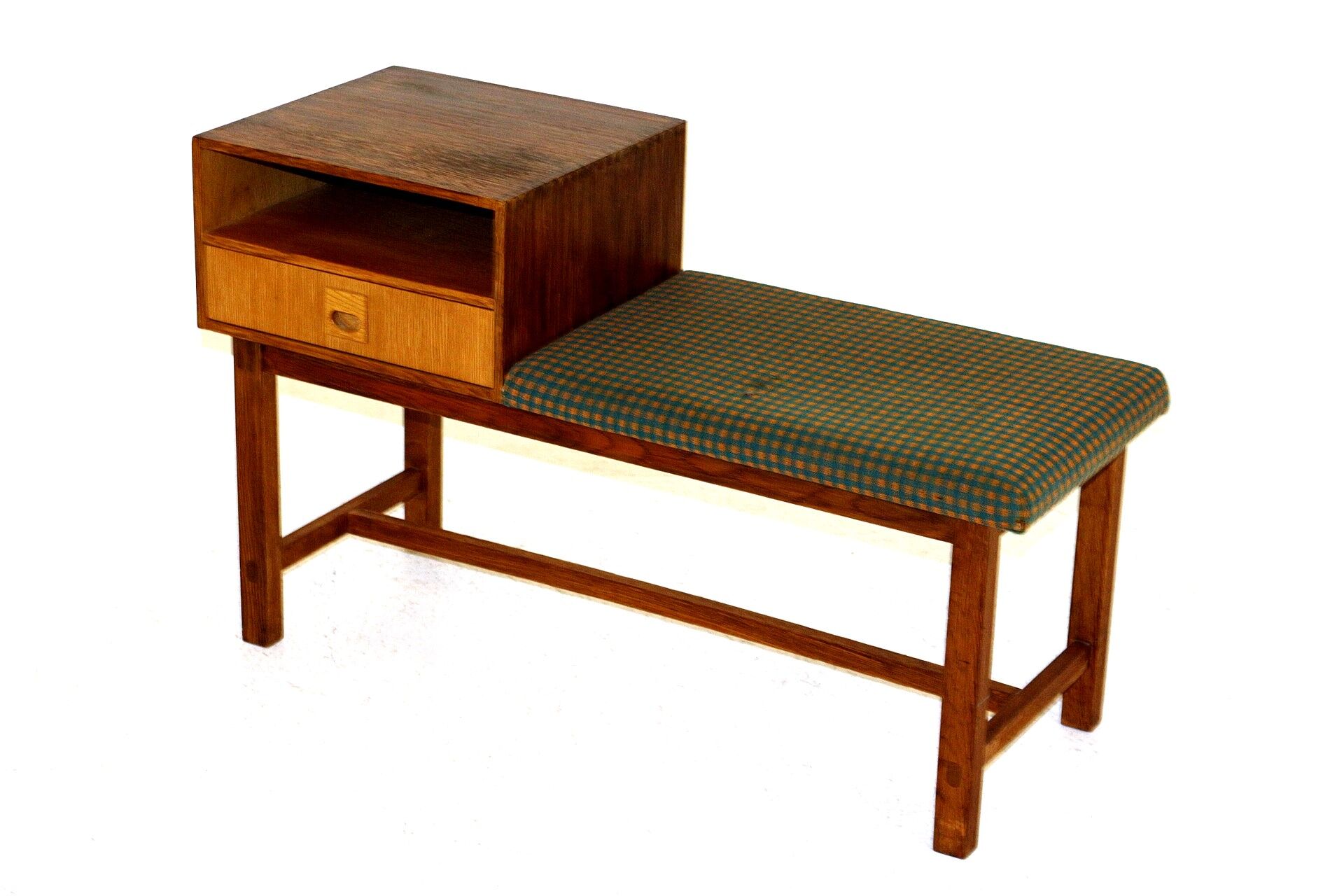 Oak telephone bench, Sweden, 1960