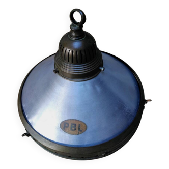 Lampe suspension PBL réflecteur à miroir à facettes, années 1920