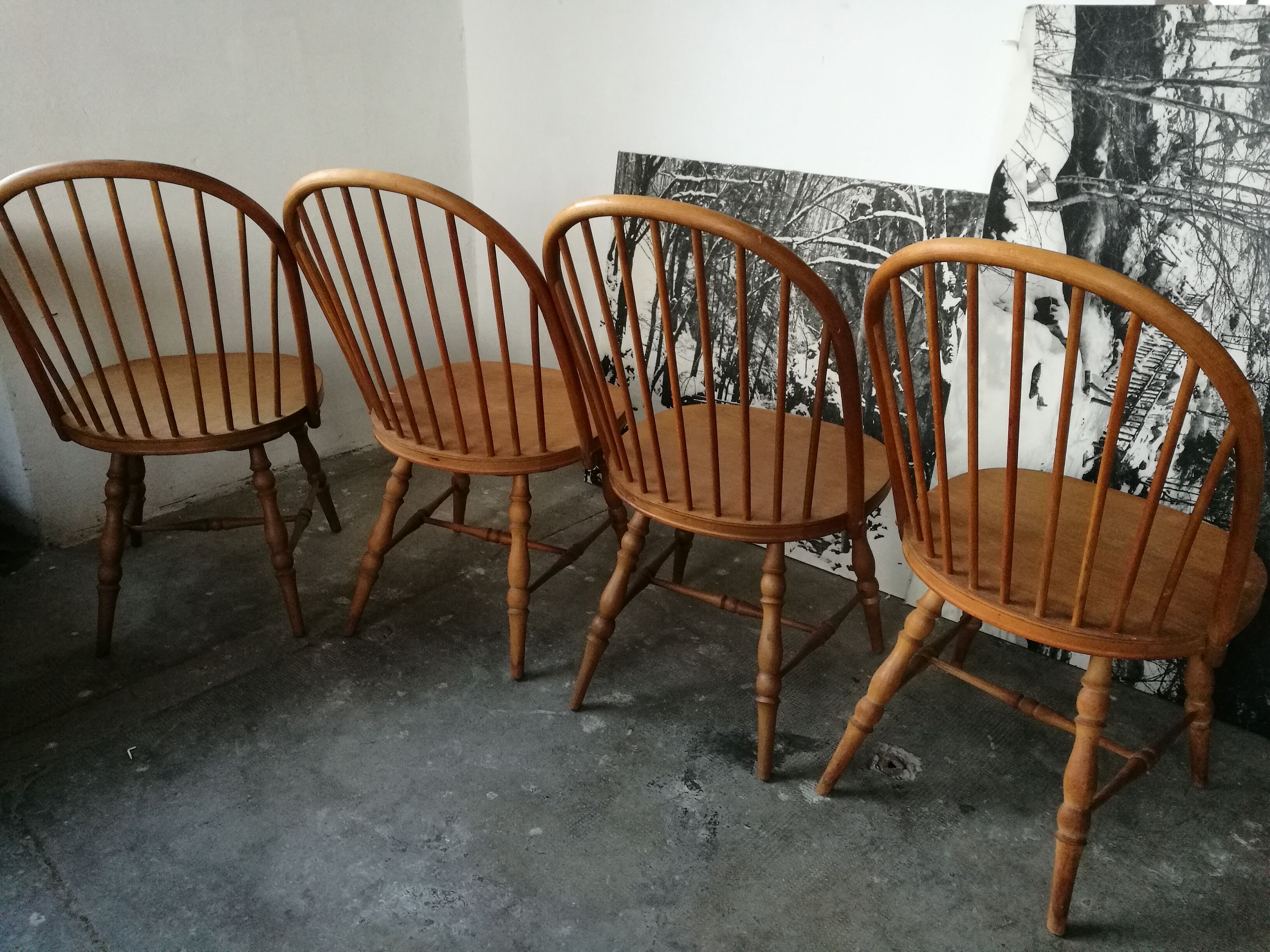 Set of 4  bar chairs