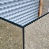 Sofa end cube mirror