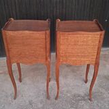 2 Louis XV style bedside tables