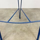Pair of Pascal Mourgue bar stools, Lune D'Argent model, Fermob, 1980s
