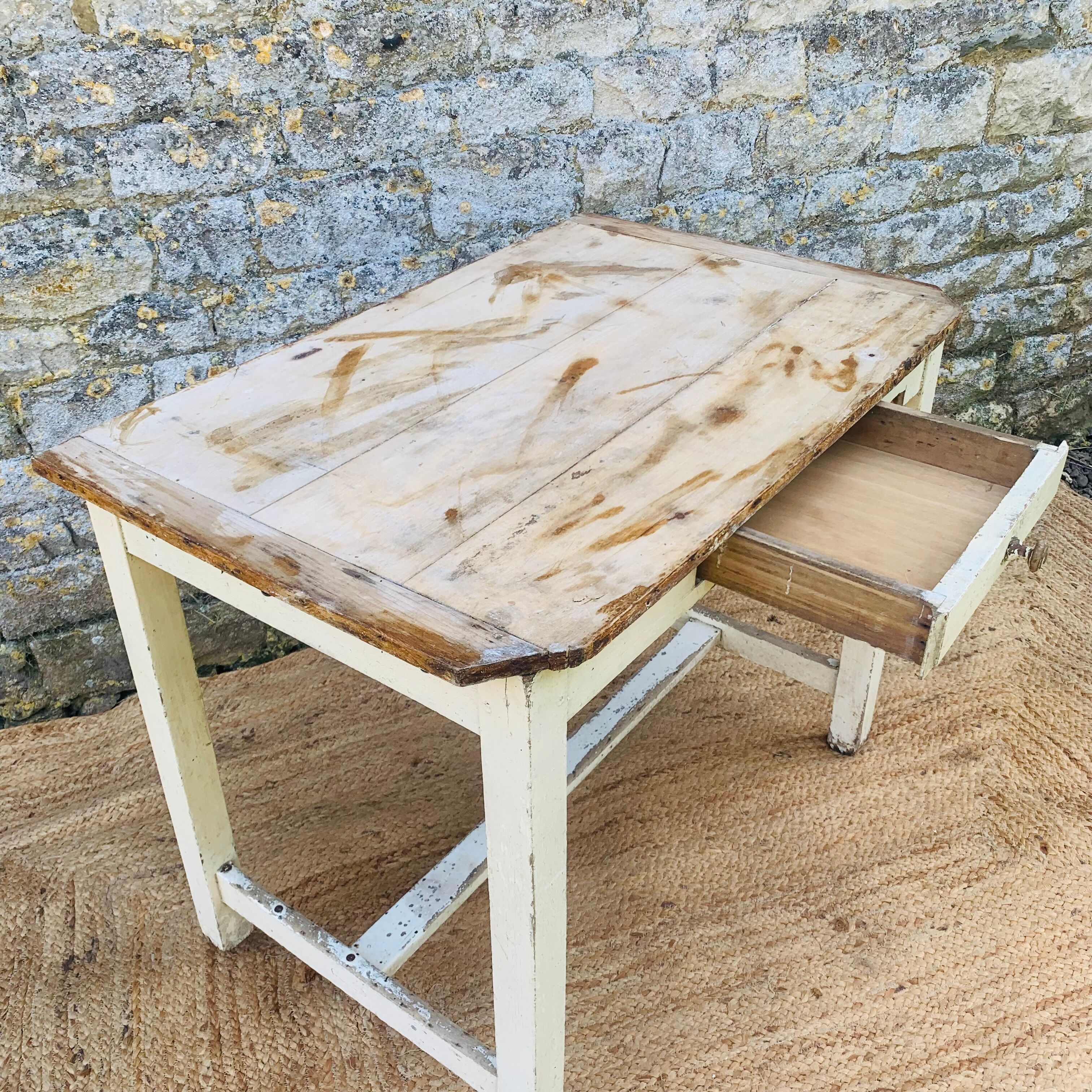 Old farmhouse table