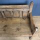 Grand banc en bois antique espagnol du 19ème siècle