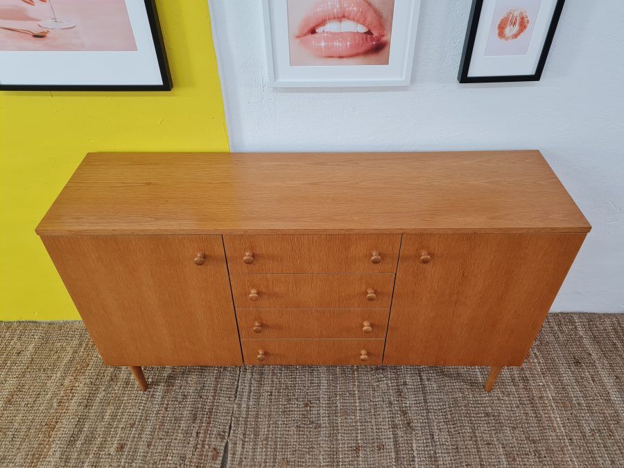 Vintage Scandinavian Enfilade – 150 cm