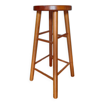 Vintage wooden bar stool