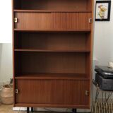 Armoire / bibliothèque placage teck