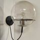 Vintage raindrop wall lamp globe teardrop