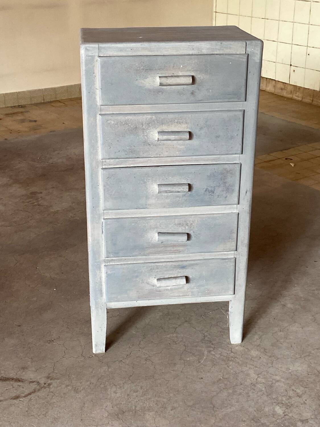 Petit semainier vintage années 50 - cinq tiroirs