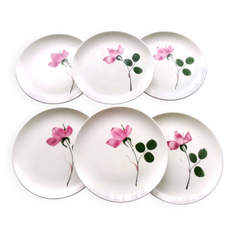 6 Assiettes à gâteaux Villeroy Boch  Modèle Magali