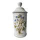 Medicine jar "Pervinca" in Limoges porcelain France