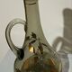 Vintage smoked glass jug / carafe with gilding – Vianne glassware