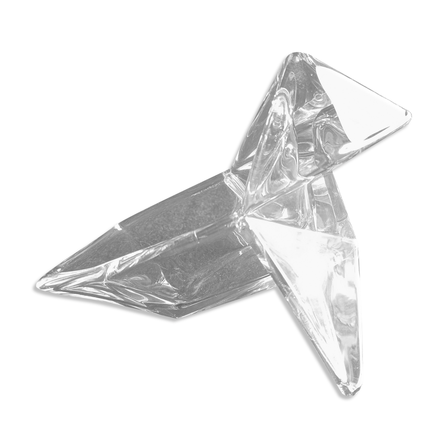 empty crystal casserole pocket by Pierre D'AVESN