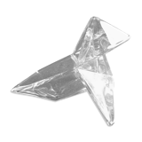 empty crystal casserole pocket by Pierre D'AVESN