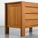 Commode en orme massif, Maison Regain