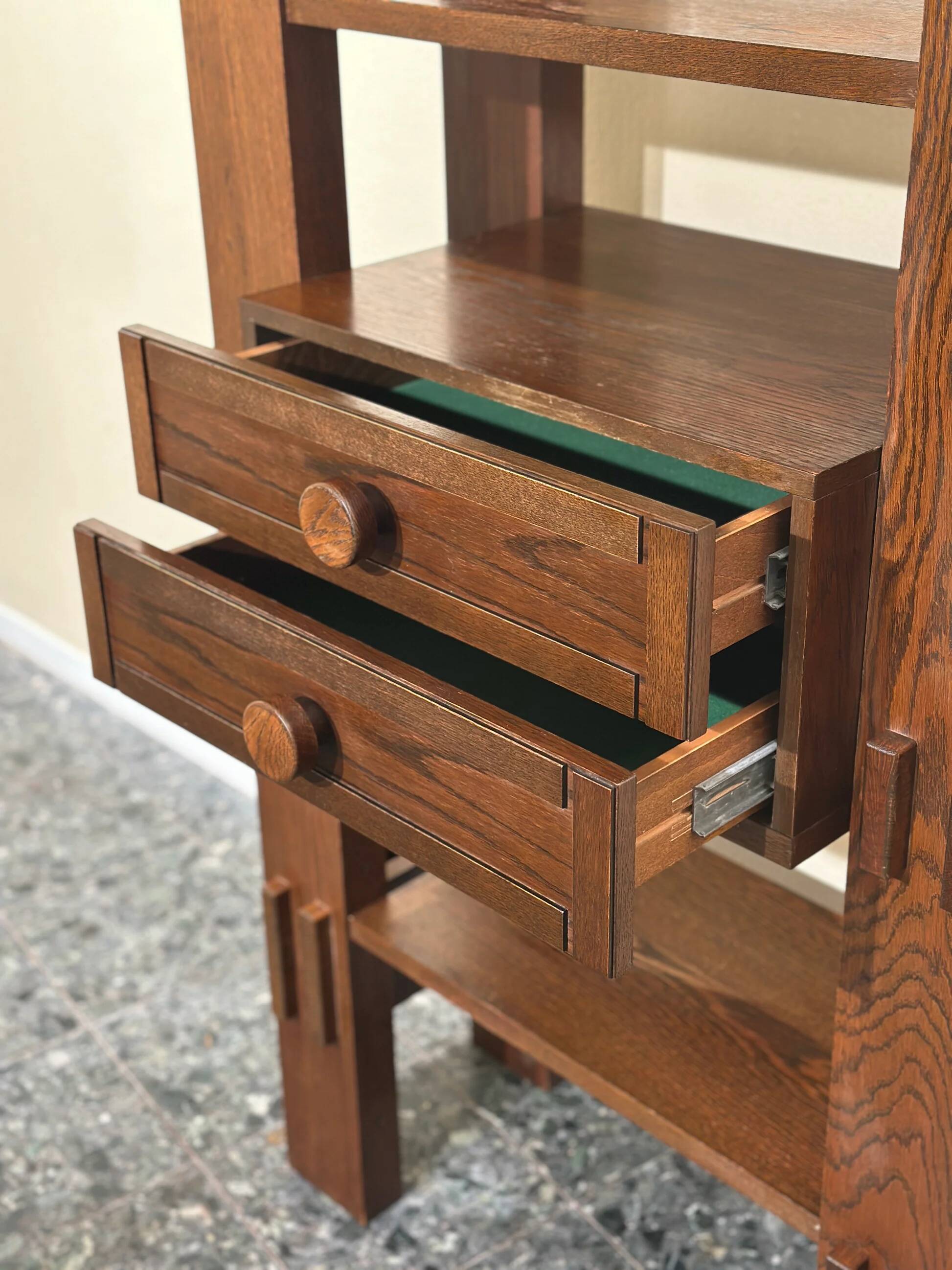 Brutalist architectural cabinet