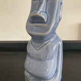 Vintage ethnic vase in glazed porcelain