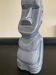 Vintage ethnic vase in glazed porcelain