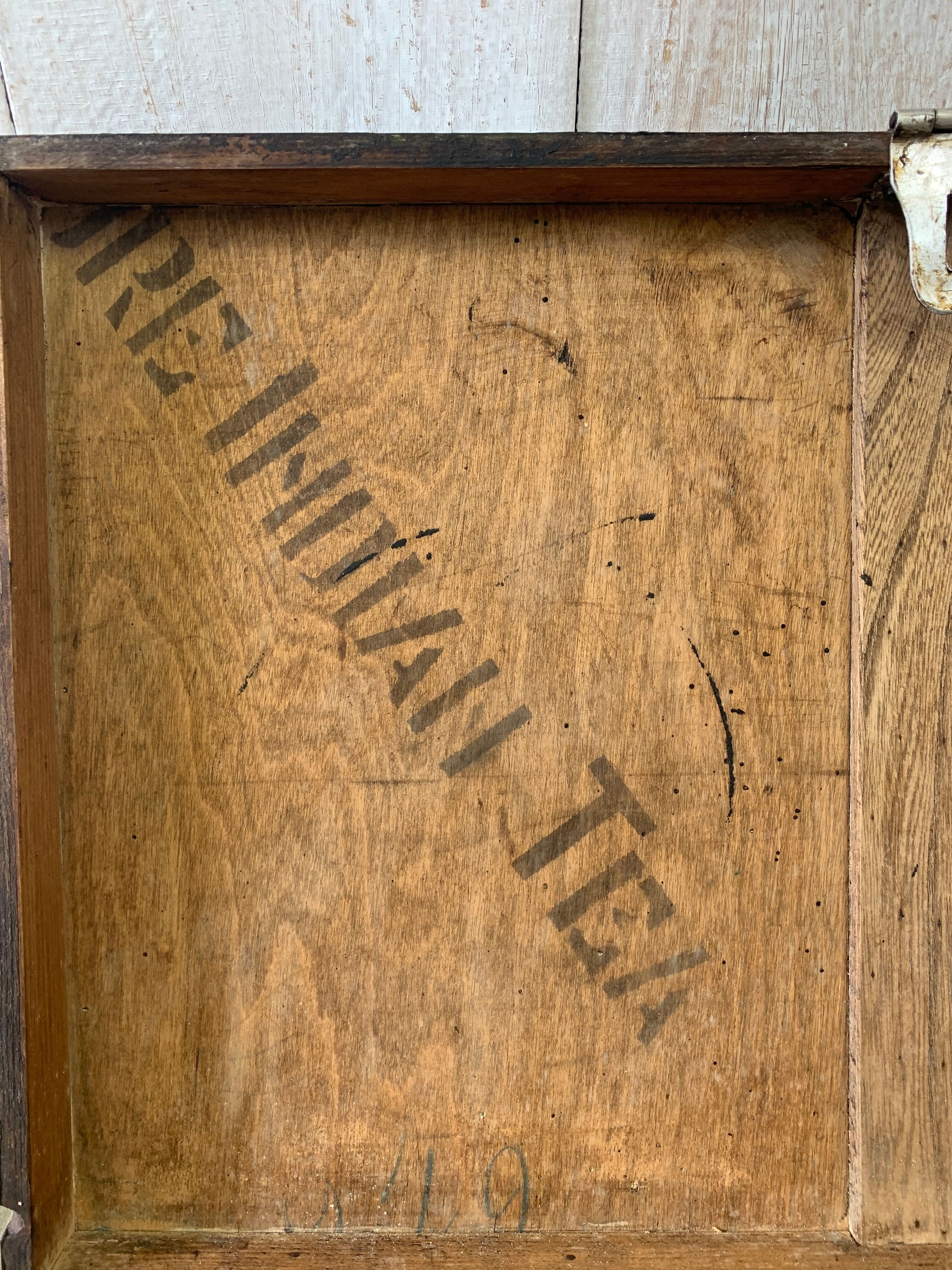 Valise en bois ancienne